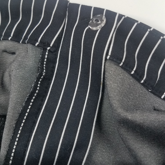 H&M Black and White Striped Leggings Trouser Pants - Picture 7 of 8